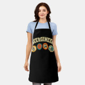 ベエルギーネアーホームブリューホームブルーイングクラフトビアブルワー エプロン (着用した状態)