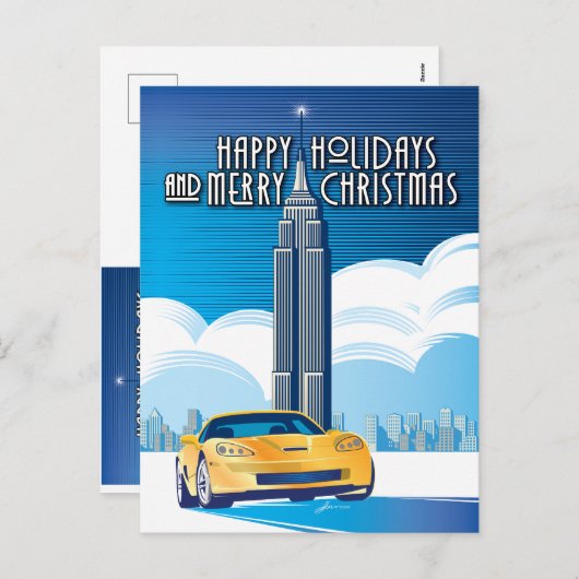 ベエレガントット自動車芸術 シーズンポストカード (正面/裏面)