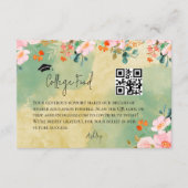 ベオウピンクフローラ植物基金卒業 エンクロージャーカード (正面)