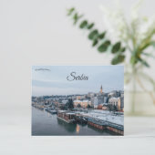 ベオグラードのセルビアの景色 ポストカード (スタンド正面)