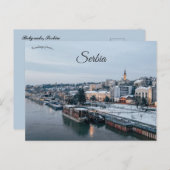 ベオグラードのセルビアの景色 ポストカード (正面/裏面)