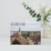 ベオグラードのセルビアはがき ポストカード (スタンド正面)