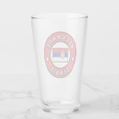 ベオグラードセルビア タンブラーグラス (裏面)