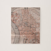 ベオグラードセルビア(1905年)のヴィンテージの地図 ジグソーパズル (縦)