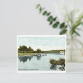 ベオグラード湖、メイン1910ヴィンテージ ポストカード (スタンド正面)