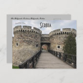 ベオグラード・セルビアのベオグラード要塞 ポストカード (正面/裏面)