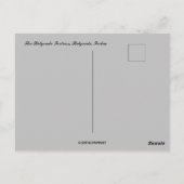 ベオグラード・セルビアのベオグラード要塞 ポストカード (裏面)