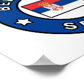 ベオグラード・セルビア ポスター (角)