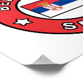 ベオグラード・セルビア ポスター (角)