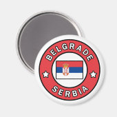 ベオグラード・セルビア マグネット (正面/裏面)