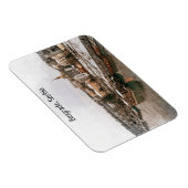 ベオグラードSerbiaバルカンパノラマビュー マグネット (右側)