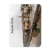 ベオグラードSerbiaバルカンパノラマビュー マグネット (縦)