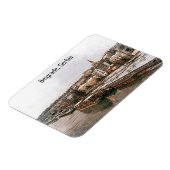 ベオグラードSerbiaバルカンパノラマビュー マグネット (左側)