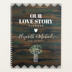 ベオーガナイズウェディングプランナージプソフィラ素朴レース プランナー手帳