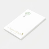 ベオーガナイズウェディングプランナージプソフィラ金ゴールドハート ポストイット (アングル)