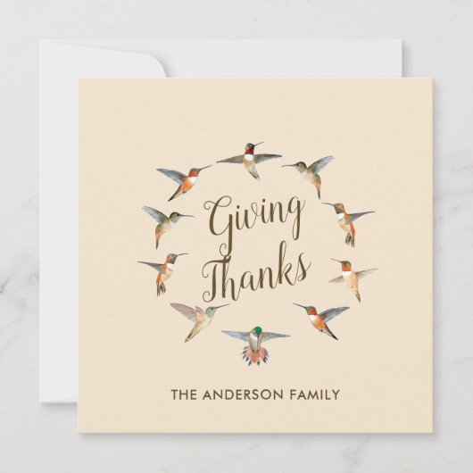 ベカスタムージュハミングバード シーズンカード (正面)