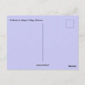 ベカバレーレバノンの湿地帯 ポストカード (裏面)