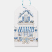 ベカフェボンジュールベベパリジャンテーマベビシャワー ギフトタグ (裏面)