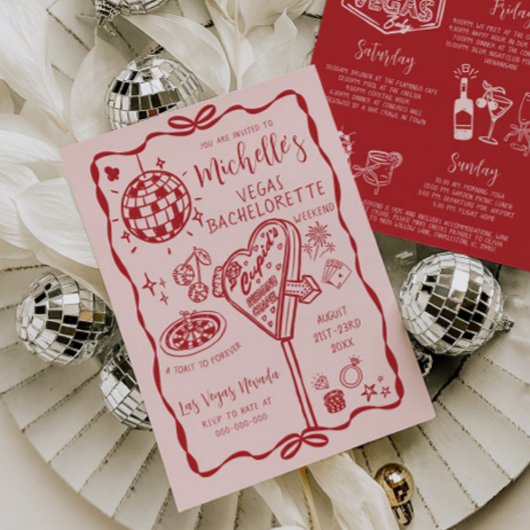 ベガお洒落スバチェロレッテ週末の日程 招待状