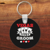 ベガスでの独身パーティー　ベガスで結婚　新郎の仲間たち キーホルダー (正面)
