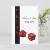 ベガスでの結婚式の招待状 招待状 (スタンド正面)