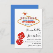 ベガスでの結婚式へようこそ セーブザデート (正面/裏面)