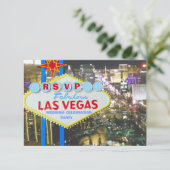 ベガスでの誓約後の結婚式のお祝い 招待状 (スタンド正面)