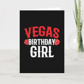 ベガスでの誕生日パーティー ヴェガス誕生日 ガールズトリップ カード (正面)