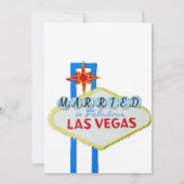 ベガスで結婚しました ラスベガス結婚報告 招待状 (裏面)
