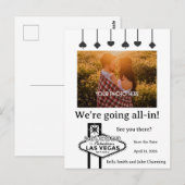 ベガスで結婚しよう！ ラスベガス ウェディング ポストカード (正面/裏面)