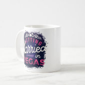 ベガスで結婚する花嫁 コーヒーマグカップ (正面左)