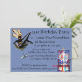 ベガスで誕生日男の子の最後の夜の祭典 招待状 (スタンド正面)