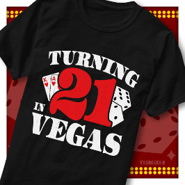 ベガスで21歳の誕生日パーティースコード Tシャツ
