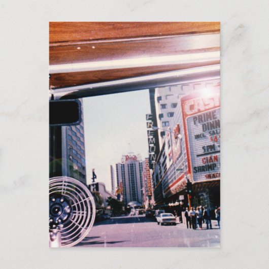 ベガスに乗り込む ポストカード (正面)