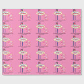 ベガスに何もかも留まらない女の子だ ラッピングペーパー (フラット)