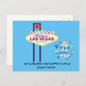 ベガスに何もかも留まらない男の子 ポストカード (正面/裏面)