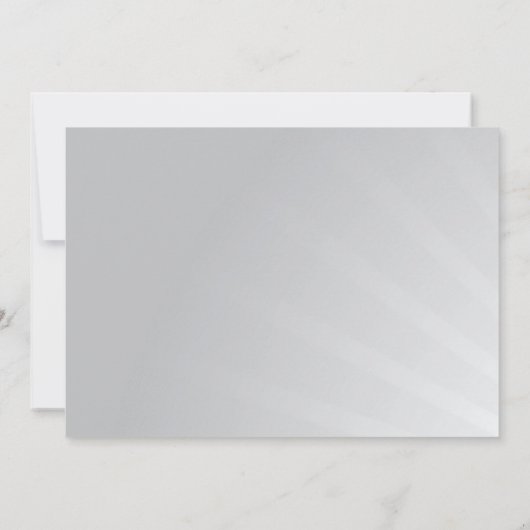 ベガスのカジノのテーマの大人の誕生会 招待状 (裏面)