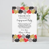 ベガスのカジノを結婚している婚約パーティありがとう 招待状 (スタンド正面)