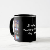 ベガスのスタイルのカジノの相場師のスロットマシン マグカップ (正面左)