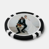 ベガスのブラックパーソナライズされたトランプのポーカーチ結婚したップ ポーカーチップ (シングル)