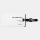 ベガスのベビーの荷物のラベル-ブロンド版 ラゲッジタグ (裏面横)