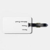 ベガスのベビーの荷物のラベル ラゲッジタグ (裏面横)