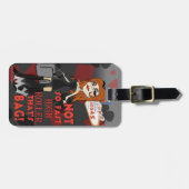 ベガスのベビー! 荷物のラベル-赤毛版 ラゲッジタグ (正面横)