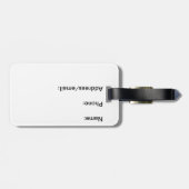 ベガスのベビー! 荷物のラベル-赤毛版 ラゲッジタグ (裏面横)