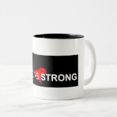 ベガスの強い黒2の調子のコーヒー・マグ ツートーンマグカップ (正面右)