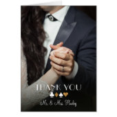 ベガスの運命の金ゴールドのグリッターの写真はノート感謝していしています (正面)