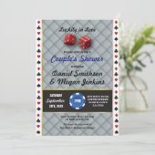 ベガスウェディングカジノ カップルシャワーエンゲージメント 招待状 (スタンド正面)