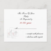 ベガスウェディング出欠カード インビテーションポストカード (裏面)