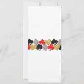 ベガスカジノウェディングレセプションメニューカード 招待状 (裏面)