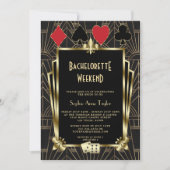ベガスカジノギャツビー素晴らしバチェロレッテウィークエンド 招待状 (正面)